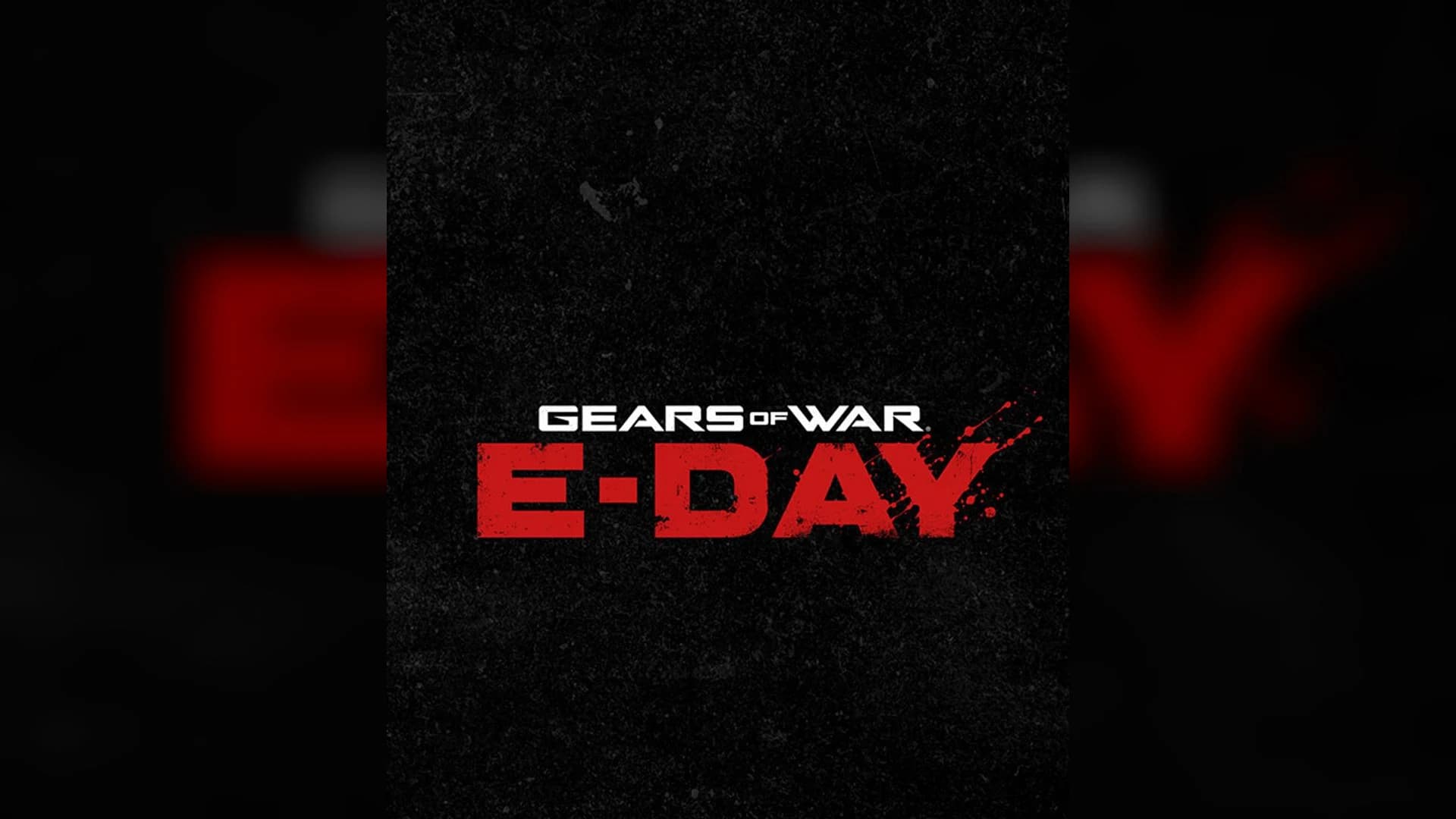 Logo oficial de Gears of War: E-Day em arte promocional identifica a beta com o modo Horde Siege