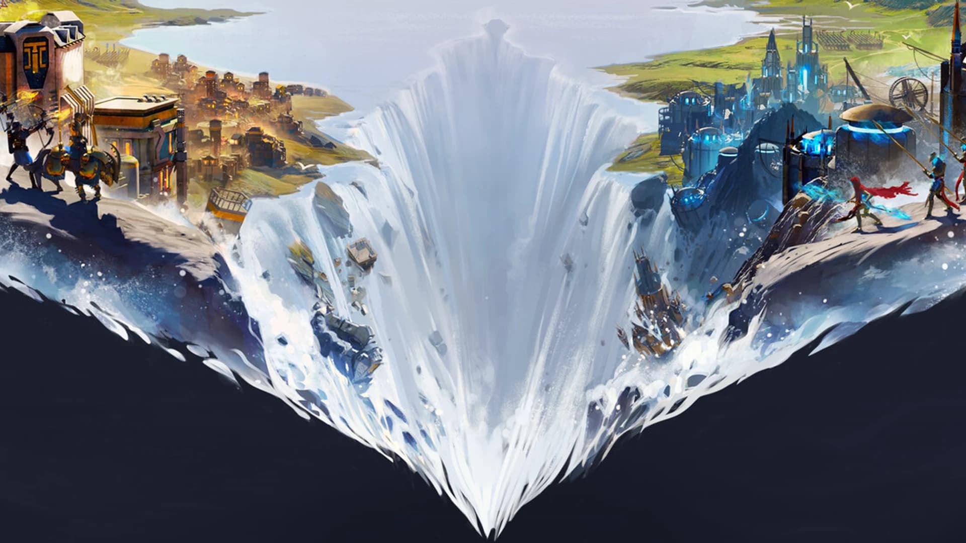 Arte promocional oficial de Endless Legend 2 mostra o planeta e suas facções antes do lançamento da versão 1.0